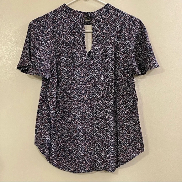 MAEVE by ANTHROPOLOGIE Printed Cutout Blouse - Picture 6 of 10